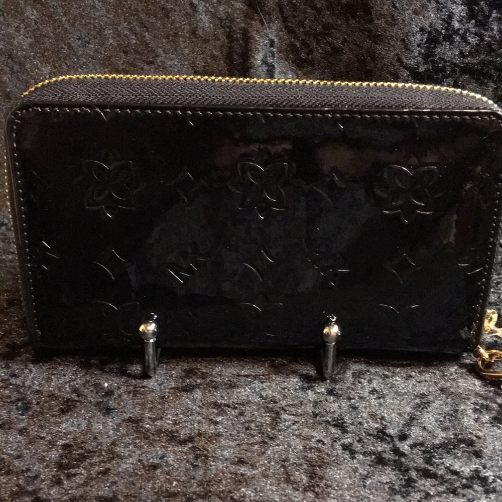 NWT Michael Kors Patent Leather Jet Set Wallet/ Phone Case Wristlet MSRP $178 - Picture 7 of 12
